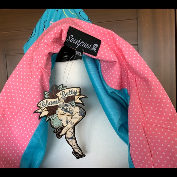 SOURPUSS Dress Pink Elephants on Parade, Size XL - Picture 9 of 10